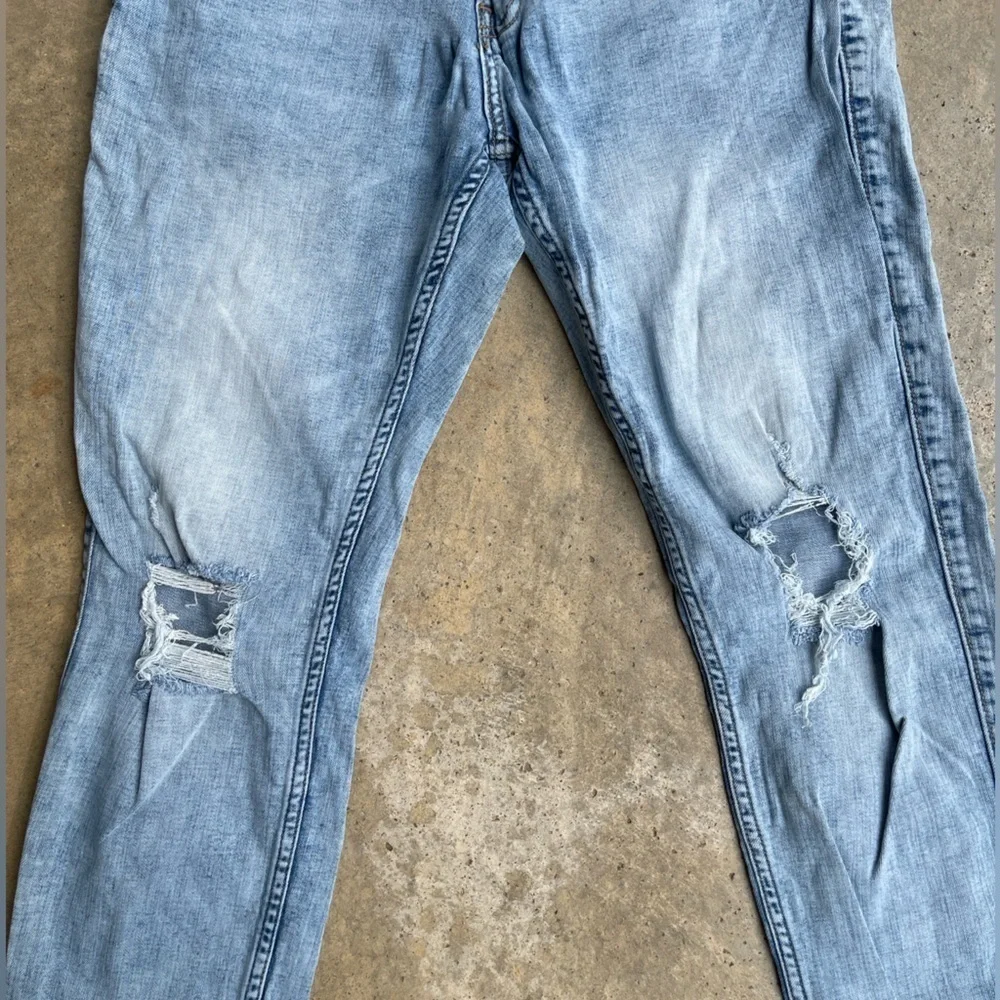 Dark washed Hollister skinny advanced stretch jeans